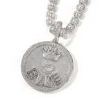 Moissanite Hip Hop Crown Love Letter Custom Pendant
