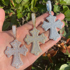 Moissanite Hip Hop Cross Pendant