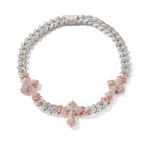 Moissanite Punk Cross Cuban Chain