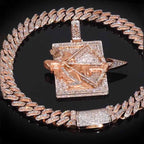 S925 Moissanite Assassin Pendant Set