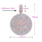 Hip Hop | Cross Medal Pendant Chain Set