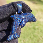 Moissanite Dolphin Pendant