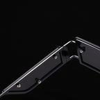 Fashionable Rectangular Rimless Sunglasses