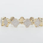 S925 Silver Moissanite Lucky Bracelet