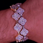 S925 Silver Moissanite Lucky Bracelet