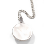 Moissanite Creative Custom Letter Rotating Circular Pendant