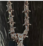 Designer Magical Sword Moissanite Pendant Smaller Version