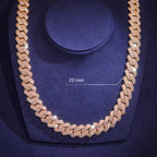 S925 Moissanite Diamond Cuban Chain