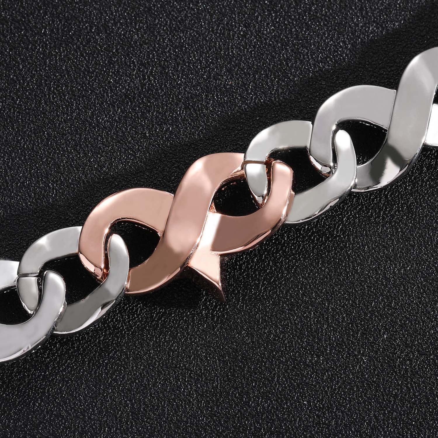 10mm/16mm "Two-tone Star" and "Demon Eye" Cuban Chain