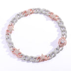 10mm/16mm "Two-tone Star" and "Demon Eye" Cuban Chain