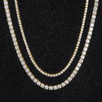 5mm + 3mm Tennis Chain Set - 5A CZ