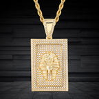 Moissanite Square Tut Pendant