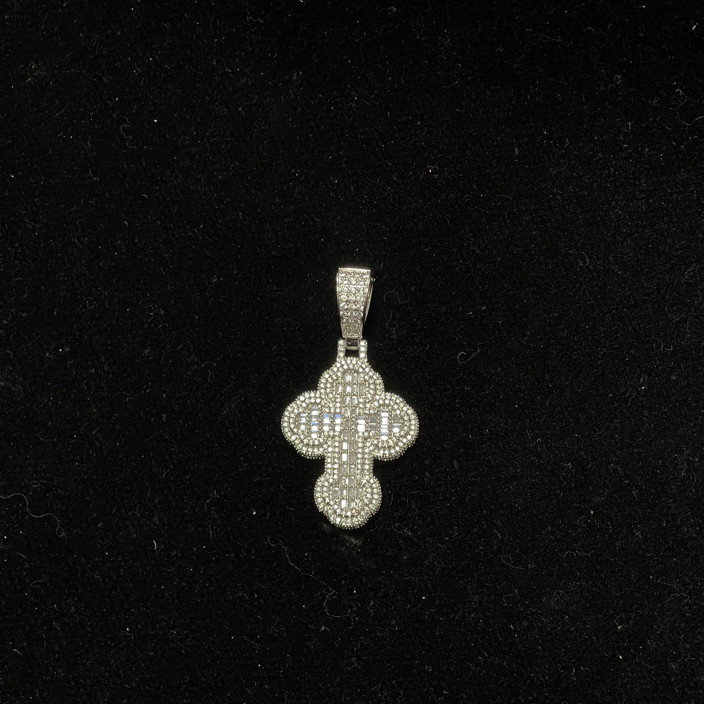 Iced Out Cross Pendant for Men Hip Hop Jewelry