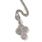 Iced Out Cross Pendant for Men Hip Hop Jewelry