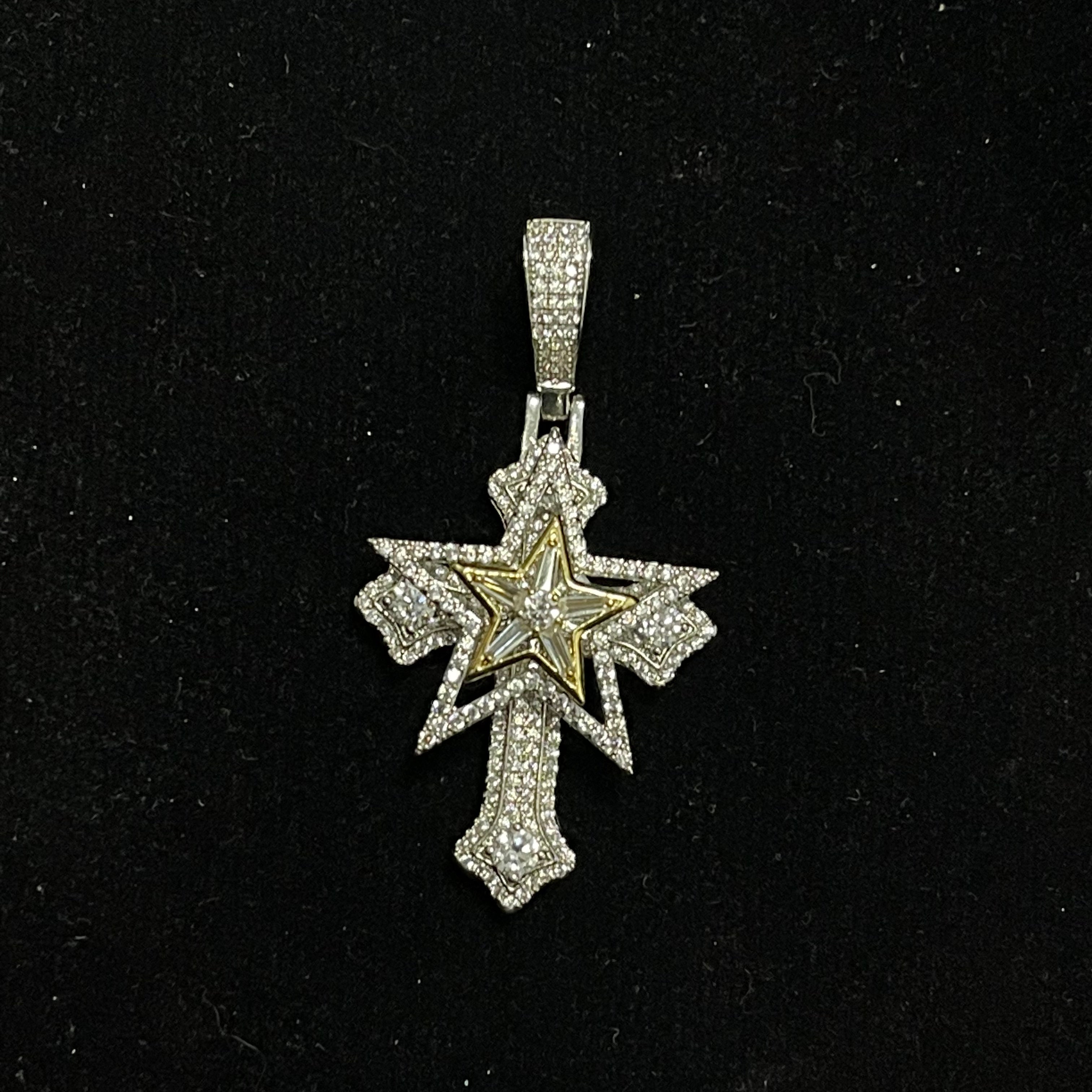 Five-pointed star cross Pendant