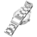 Iced Arabic Numerals Dress Watch - 41mm White Gold