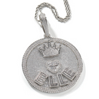 Moissanite Hip Hop Crown Love Letter Custom Pendant