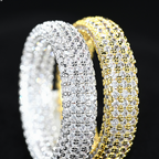 S925 Silver Moissanite Full Diamond Ring