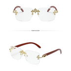 Fashionable Patterned Frameless Sunglasses