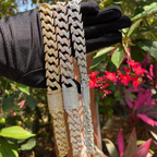 Moissanite Hip Hop Thorn Curved Cuban Chain