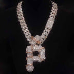 Street Style | 925S Vine Letter P Pendant