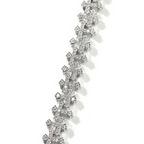 11.5mm Moissanite Cross Cuban Bracelet