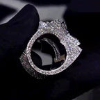 Moissanite Pentagram Star Ring