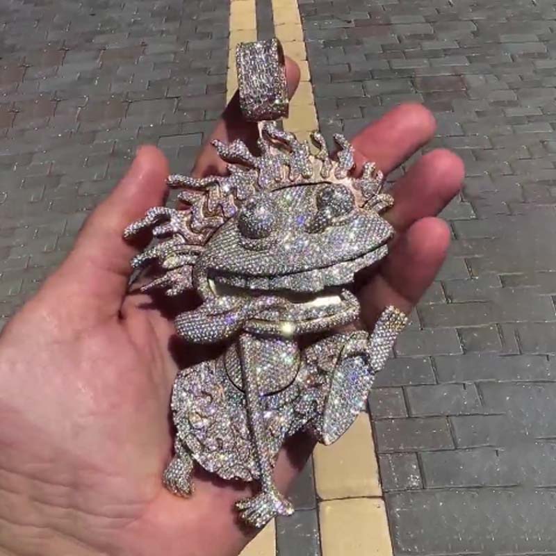 Moissanite Vivid Art Boy Pendant