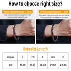 10mm Rainbow Cuban Link Bracelet and Chain Set