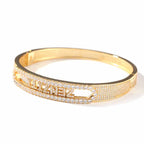 Moissanite Customizable Letter Full Diamond Bracelet