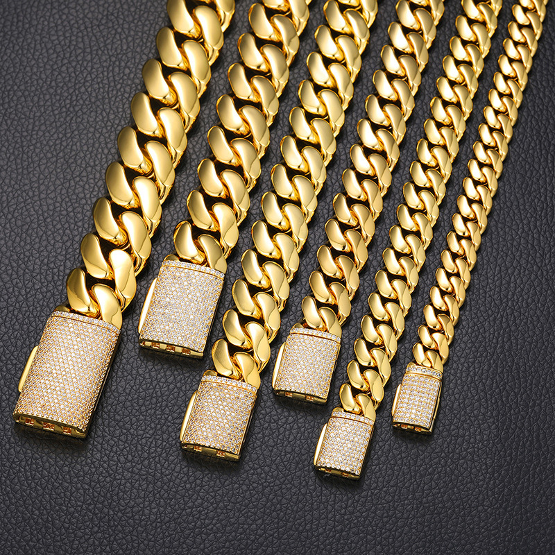 10mm/12mm/14mm/16mm/18mm/20mm Classic Big Cuban Bracelet