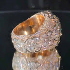Moissanite Flower Full Diamond Rings[jewelry]