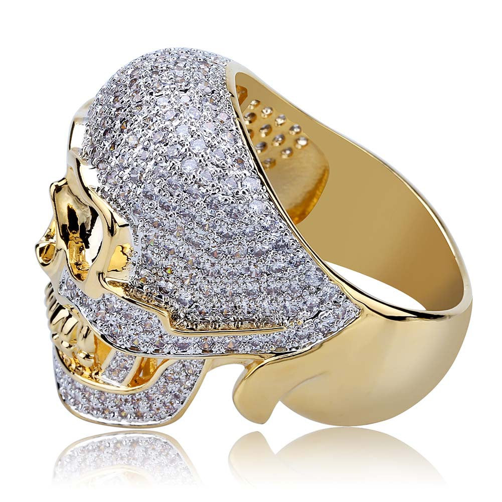 Skull Moissanite Men's Vintage Ring