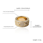 Street Style | "XXXX" Round Cut Zircon Ring