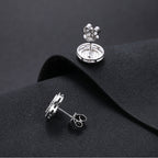S925 & VVS Moissanite Round Earrings