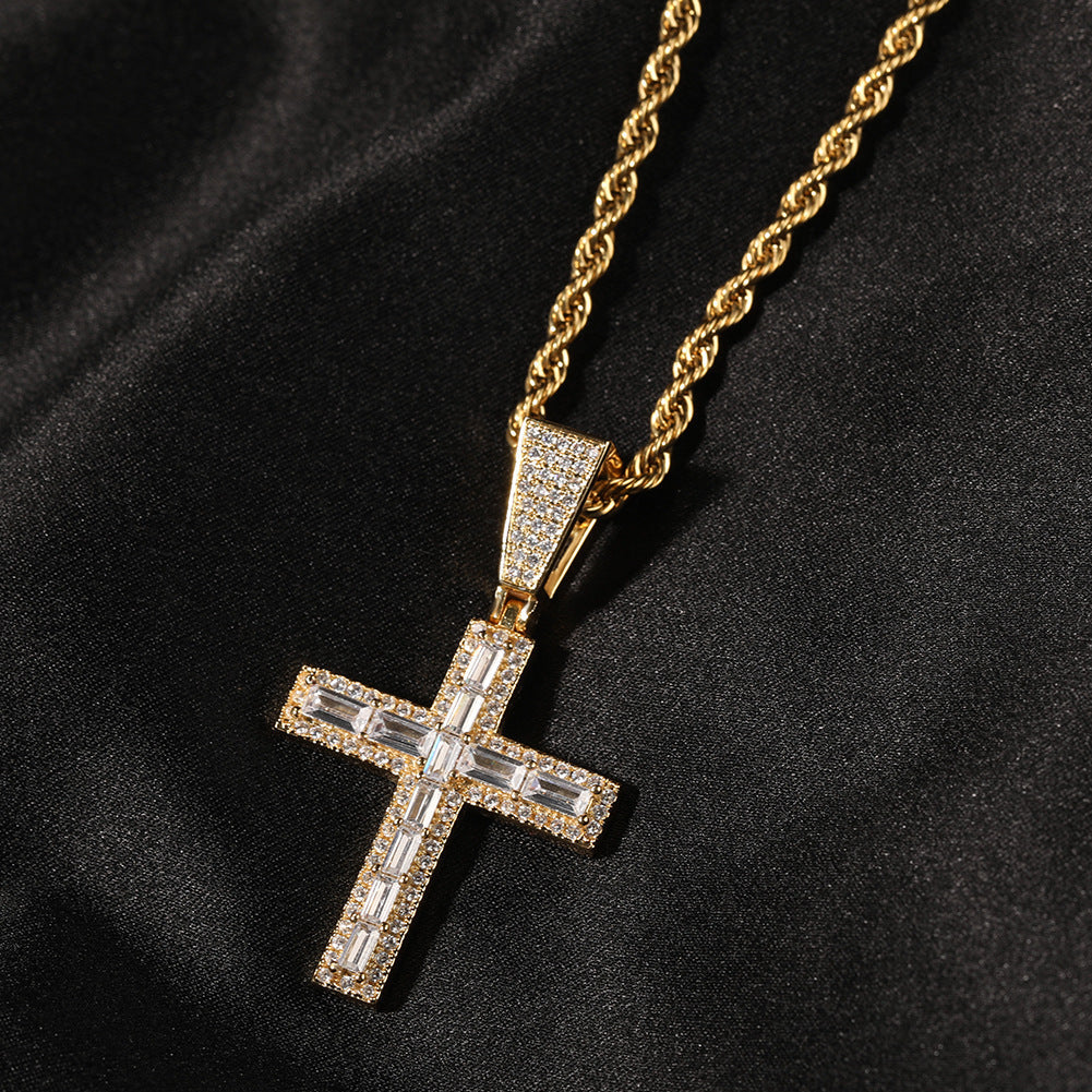 Micro Paved Cubic Moissanite Diamond Necklace
