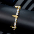 5mm "Beast Clash" Tennis Bracelet in Gold