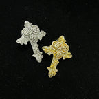 Hip Hop Rose Cross Pendant Jewelry for Men & Women