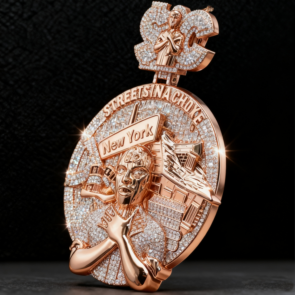 Street Style | "New York" Moissanite Pendant