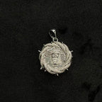 Blinged Out Thorn Ring Jesus Piece | Streetwear Drip & Unapologetic Faith