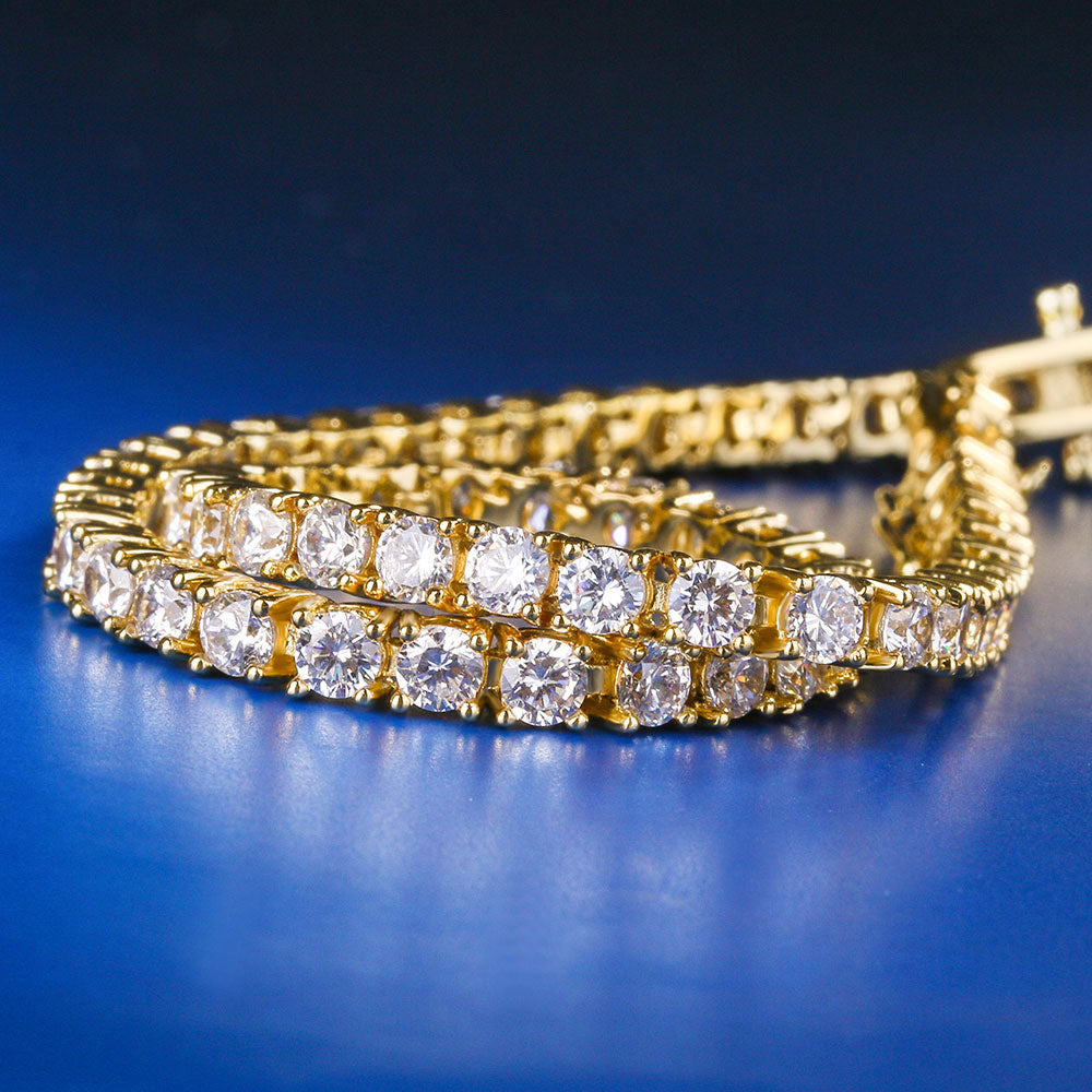 3mm Moissanite Tennis Bracelet for Men