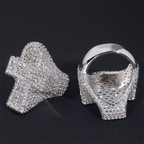 Moissanite Hip Hop Creative New Cross Ring
