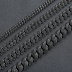 10mm/13mm/15mm/20mm Black Moissanite Hip Hop Diamond Cuban Chain