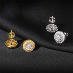 S925 Silver Moissanite Classic Earrings