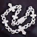 Moissanite Hip Hop Cross Unlimited Cuban Chain