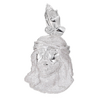 Moissanite Praying Hands Clasp Jesus Pendant
