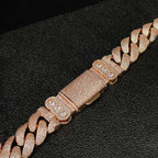 S925 Moissanite 20mm Cuban chain