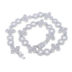 Moissanite Cross Unlimited Cuban Chain