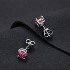 S925 Silver 1 Carat Moissanite Earrings