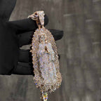 S925 Moissanite Virgin Mary Pendant
